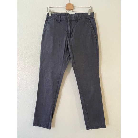 Old Navy Mens Slim Ultimate Built-In Flex Chino Pants 30 x 30 Blue Textured - Picture 1 of 13